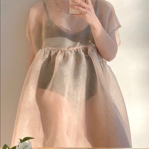 Loose Romantic Fairy Bridesmaid Dress with Sleeves